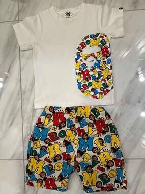 Bape boy beach suit